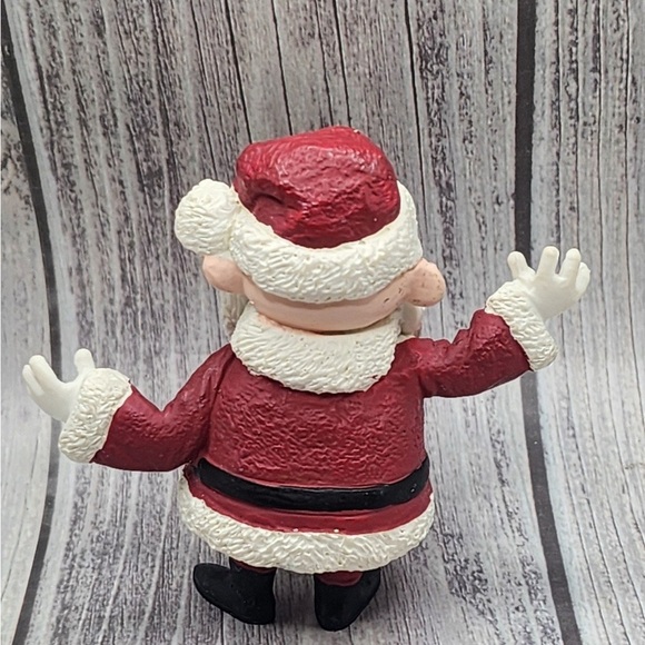 SANTA CLAUS Plastic PVC Figure Misfit Toys Rudolph PLAYING MANTIS 2000 Small Fig - Picture 2 of 3